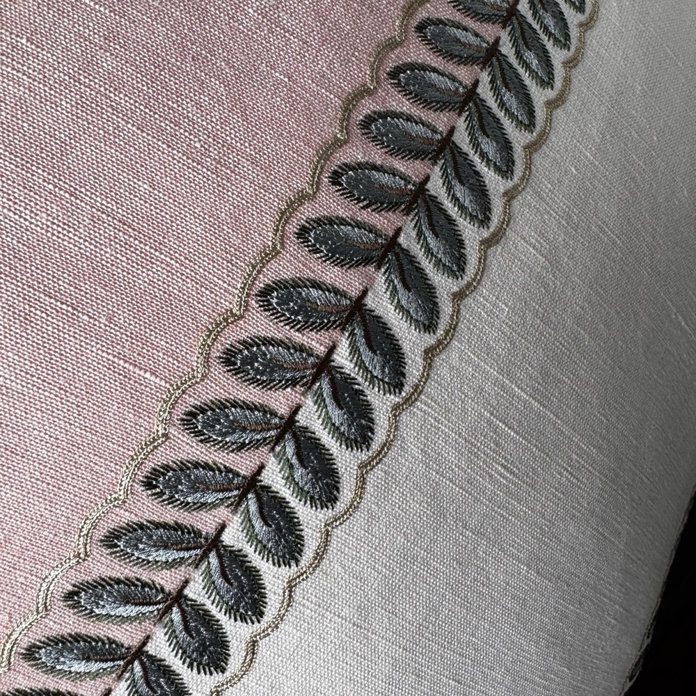2 Pink and White Decorative Pillow - Picture 4 of 6